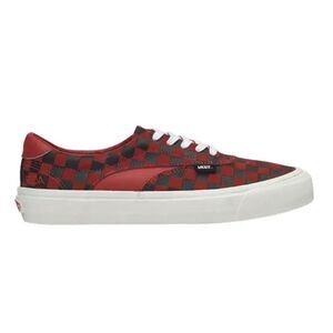 Vans Ultracush Black Red Checkerboard Lace Up Sneakers